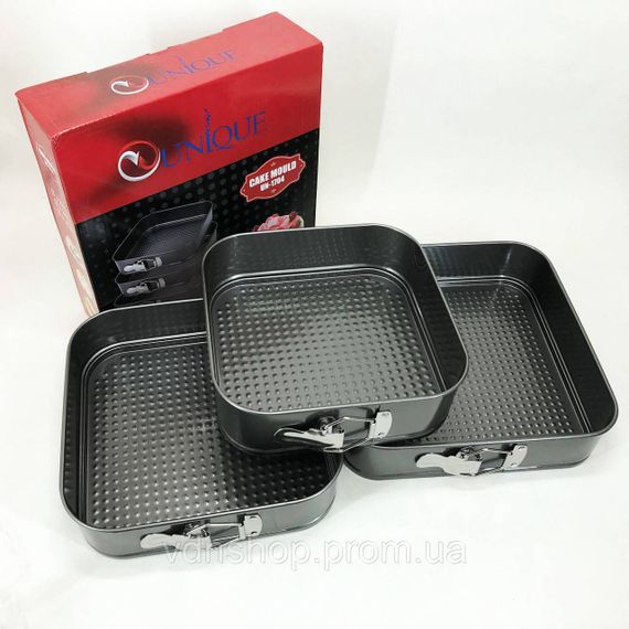 Кращі форми для випічки, Набір для складання торта Набір круглих листів зі сталі випічки KC-34 | Зображення 7