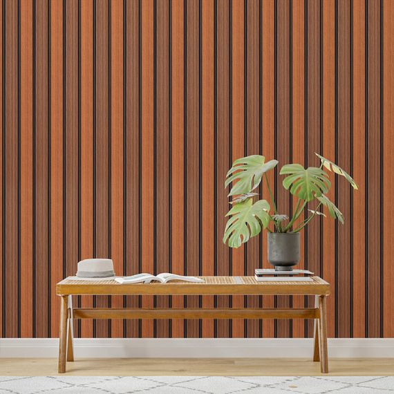 Рейка декоративна PS 2900х120х12мм Теплий каштан SW-00001753 | Зображення 5