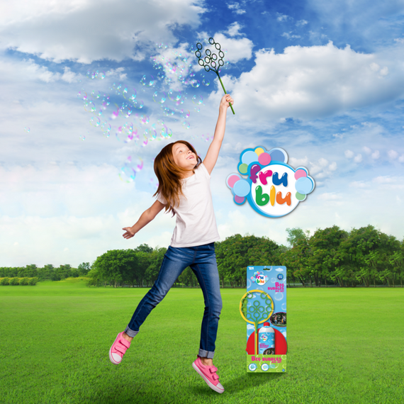 Мильні бульбашки Великий набір з розчином 0.5 л. FRU BLU | Зображення 5