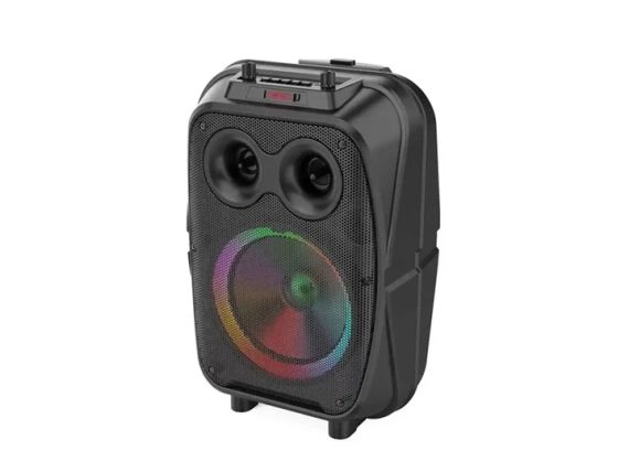 Портативная Bluetooth колонка ZQS8120 с LED-подсветкой, микрофоном и FM-приемником (20 Вт) | Зображення 3