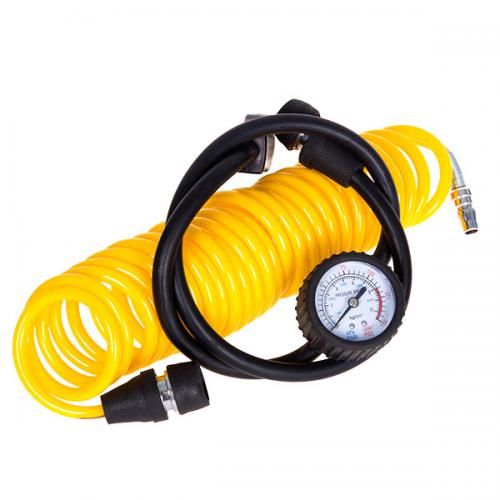 Компресор "T-max" 30A/150psi/72L/min/ клеми/шланг | Зображення 4