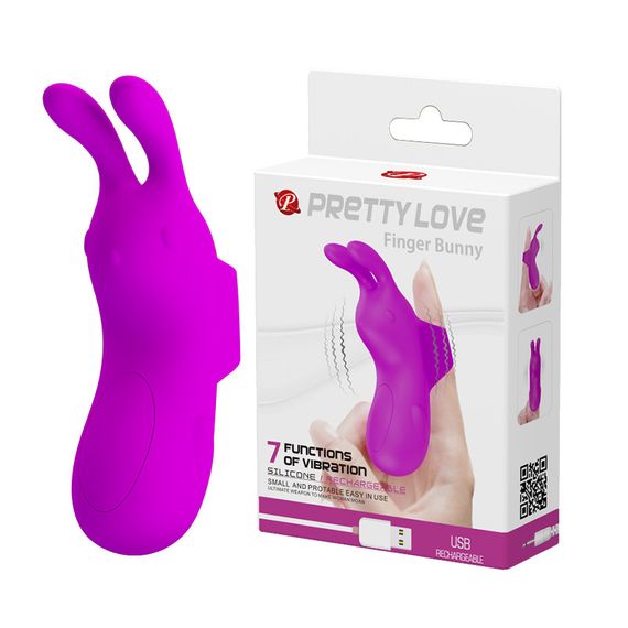 Кліторальний стимулятор на палець Pretty Love - Finger Bunny, BI-014605 sexstyle