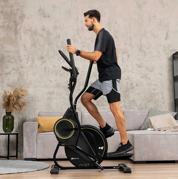Орбитрек магнитный Hop-Sport HS-450B Dynamic черно-золотистый | Зображення 1