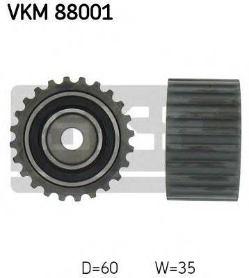 Ролик провідний SUBARU (Вир-во SKF) SKF VKM88001 на SUBARU LIBERTY I (BC)