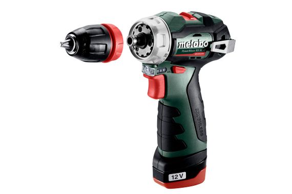 Дриль -Шуруповерт акумуляторний Metabo PowerMaxx BS BL Q (601749500) з АКБ і ЗП в компл | Зображення 2