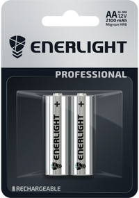 Акумулятор ENERLIGHT PROFESSIONAL AA 2100MAH BLI 2