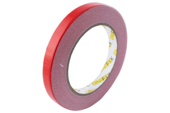 Лента клейкая двухсторонняя на вспененной основе 12мм*5м белая UNIFIX | Зображення 3