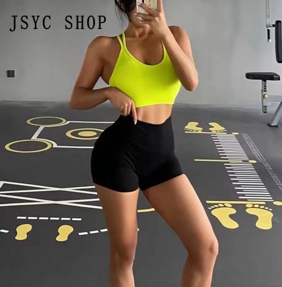 Спортивний топ бра розмір М з Push-Up салатний | Зображення 4