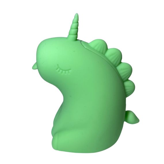 Стимулятор клитора с язычком UNIVIBE Единорог, 10 режимов, зелёный sexstyle | Зображення 2