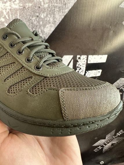 Тактичні літні кросівки Nubuck вставка 3D-сітка  олива | Зображення 4