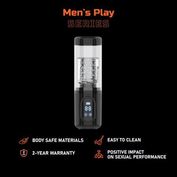 Мастурбатор - Erospace Men’s Play Automatic Thrusting Masturbator B2 | Зображення 1