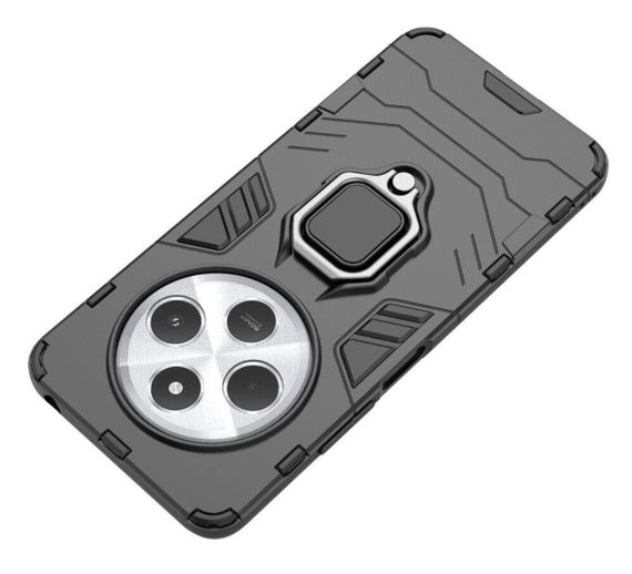 Чехол бампер Primolux Ring Armor для Xiaomi Redmi 14C 4G - Black | Зображення 1