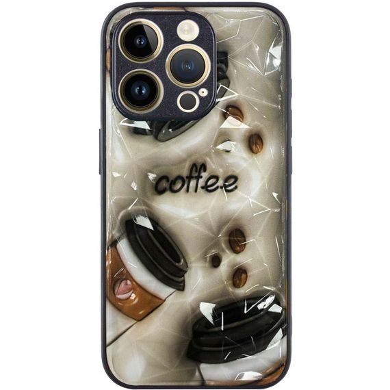 TPU+PC чохол Prisma Plushie для Apple iPhone 16 Pro (6.3") Coffee | Зображення 1