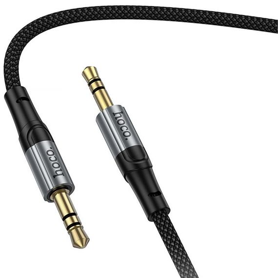 Аудіо кабель Aux Hoco UPA33 Nuevo (1.5m) Black | Зображення 3