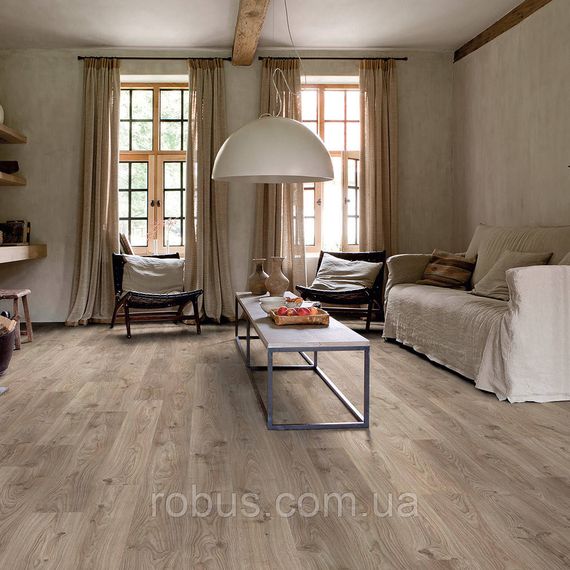 Вінілова плитка Quick-Step Livyn Balance Click BACL40026 Дуб котедж коричнево-сірий | Зображення 1