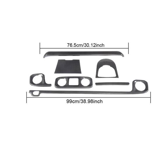 Комплект карбоновых вставок в салон V1 для Mercedes G сlass W463 2018-2024 гг | Зображення 4