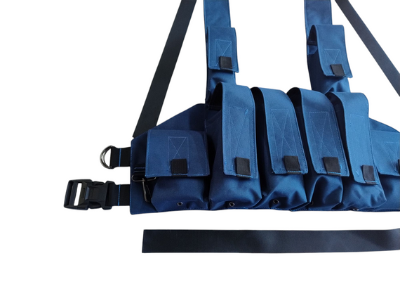 Нагрудна розвантажувальна система закритого типу Р М&M Вид 4 Blue Angels синій артикул (213176) | Зображення 3