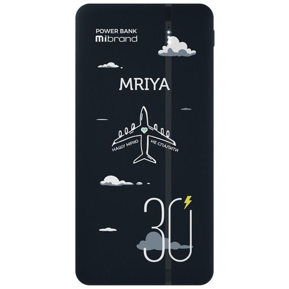 Зовнішній акумулятор Mibrand Mriya 30000mAh 20W Black | Зображення 1