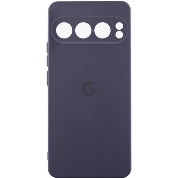 Чохол Silicone Cover Lakshmi Full Camera (AAA) with Logo для Google Pixel 9 Pro Сірий / Dark Gray