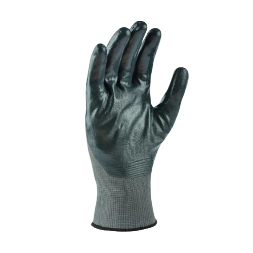 Рукавички 4579 трикотаж нітрилове покриття неповний облив р.9(L) сірий ДКГ | Зображення 1