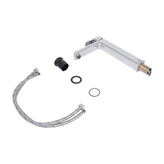Смеситель для раковины Lidz Dozorca 001FH высокий (k35) Chrome LDDOZ001FHCRM48990 | Зображення 6