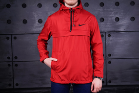 Анорак nike President красный S XL
