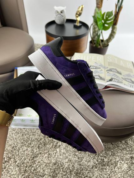 Кросівки Campus 00S New Purple Black White , В'єтнам 39 25 см | Зображення 7