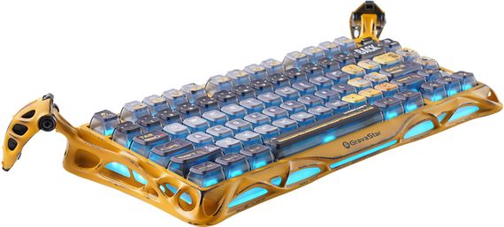 Клавиатура механическая GravaStar Mercury K1 Pro 80keys GSK1PRO_YLW | Зображення 9