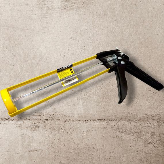 Пістолет для герметика каркасний пластикова ручка, СТАЛЬ (арт.31108) | Зображення 1