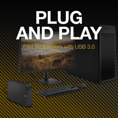 Внешний жесткий диск 3.5&quot; 8TB Expansion Desktop Seagate (STKP8000400) (STKP8000400) | Зображення 8