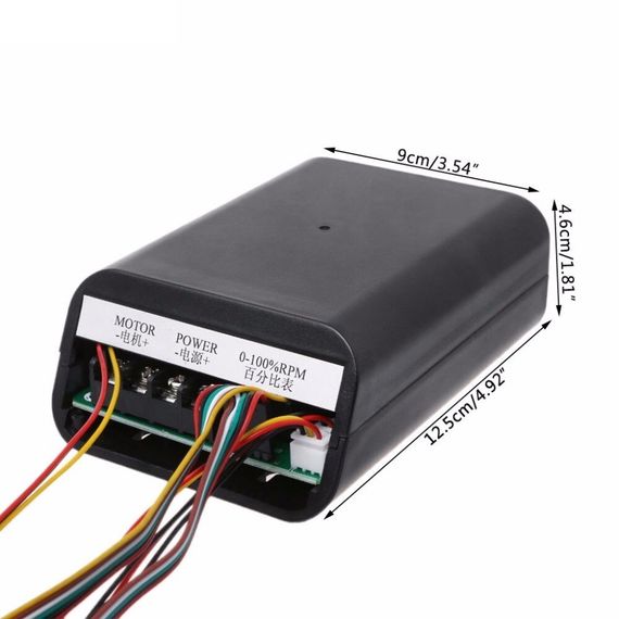 ШИМ регулятор PWM 10-55V 40/60А реверс, дисплей, корпус | Зображення 1