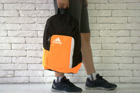 Рюкзак Адідас кишеня жовтогарячий