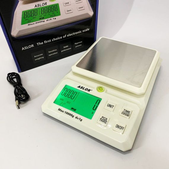 Настольные кухонные весы с подсветкой экрана, Кухонные весы для кондитера Точные AV-24 | Зображення 4