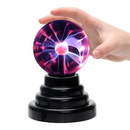 Настільна сенсорна лампа SV з блискавками RGB, плазмовий шар Чорний (sv101328)