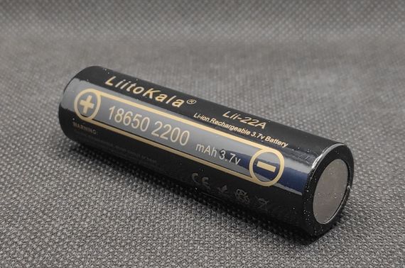 Аккумулятор высокотоковый LiitoKala Lii-22A 3,7V 2200mA ( 10A ) 1шт. | Зображення 1