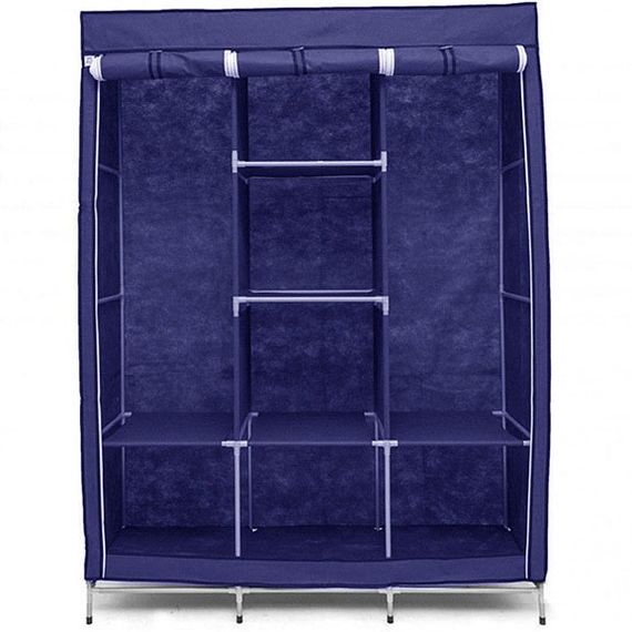 Легка переносна тканинна шафа для одягу WARDROBE 175 х 130 х 45 см, Шафа тканинна для спальні HQ-14