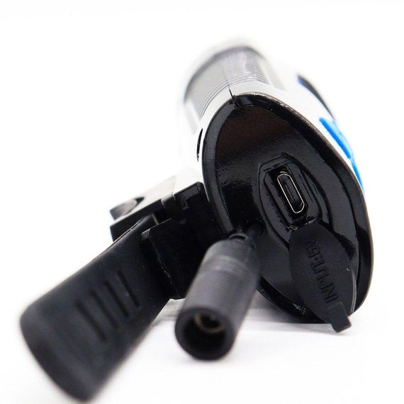 Велофара с компьютером и сигналом, от USB, XA-585-T6+2LED / Водостойкий велосипедный фонарь / Велокомпьютер | Зображення 7