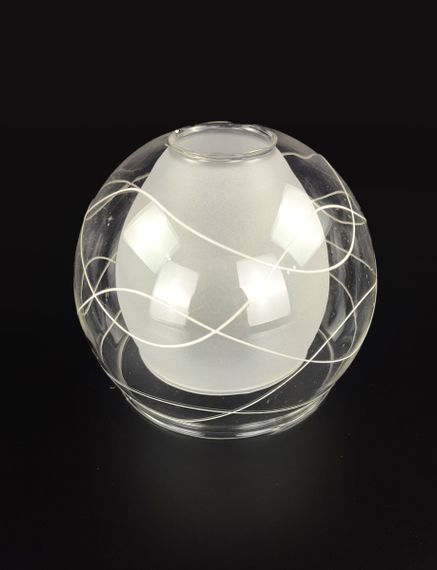 Плафон патрон E27 51098 12х15х4 см матовий прозорий | Зображення 1