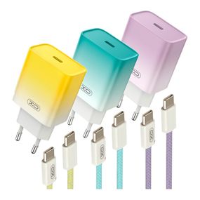 Сетевое Зарядное Устройство XO CE18 1Type-C PD/QC 30W Type-C to Type-C