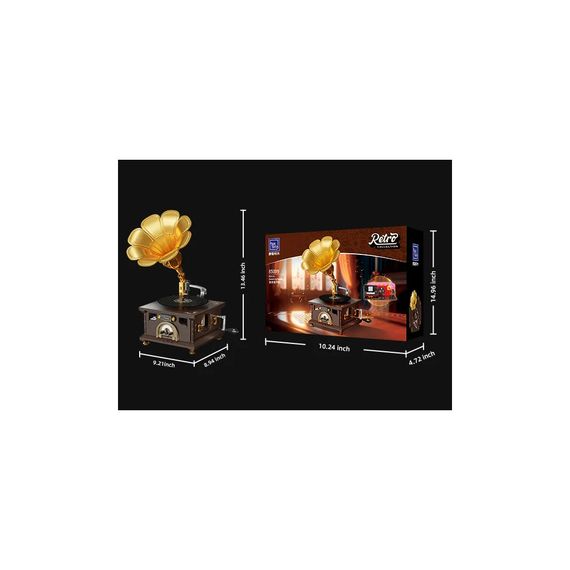Конструктор Pantasy Original - Retro Ретро-грамофон (85009) | Зображення 7