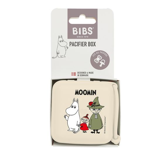 Контейнер для пустушок BIBS x Moomins – Ivory