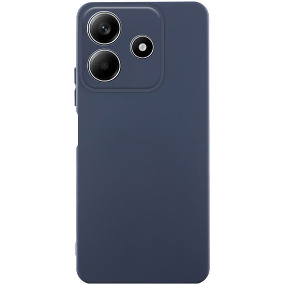 Чохол TPU GETMAN Liquid Silk Full Camera для Xiaomi Redmi Note 14 5G Синій / Midnight blue
