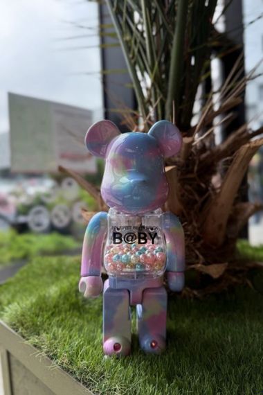 Фігурка Bearbrick Pearl Capsule Pastel дизайнерська статуетка ведмедик Беарбрік 28 см bs003 різнокольорова | Зображення 1