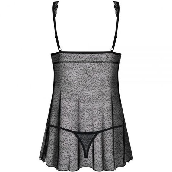 Бебідолл Obsessive 877-BAB - 1 babydoll, Черный, L/XL | Зображення 3