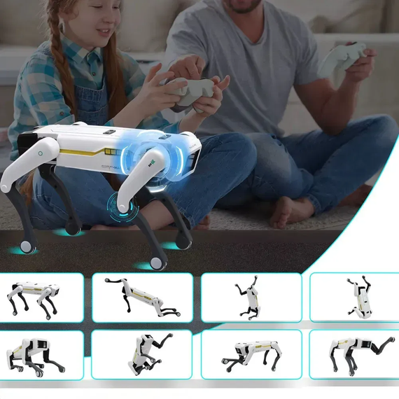 Интерактивный робот-собака, пульта, на аккумуляторе, Smart Dog / Собака робот на радиоуправлении | Зображення 6