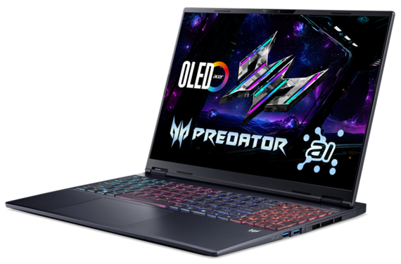 Ноутбук Acer Predator Helios Neo 16S AI PHN16S-71-93B9 (NH.QZFEU.002) Abyssal Black | Зображення 2