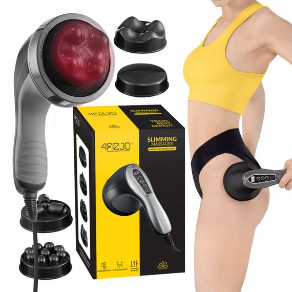 Антицелюлітний ручний масажер для тіла 4FIZJO Body Shaping 4 в 1 4FJ0558 Black (P-5907739319128)