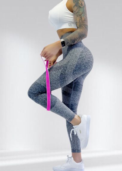 Лосіни пуш ап для фітнесу LILAFIT Сірий М (LFL000040) | Зображення 5