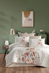 Постельное белье First Choice Ranforce 160х220 см Benedic Cappuccino