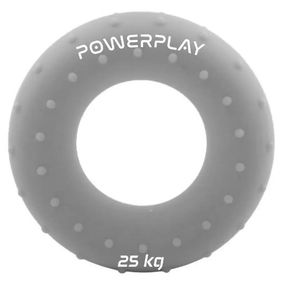 Еспандер кистьовий силіконовий PowerPlay PP-4338 Hand Grip Large 25 кг Сірий (PP_4338_Grey_25kg)